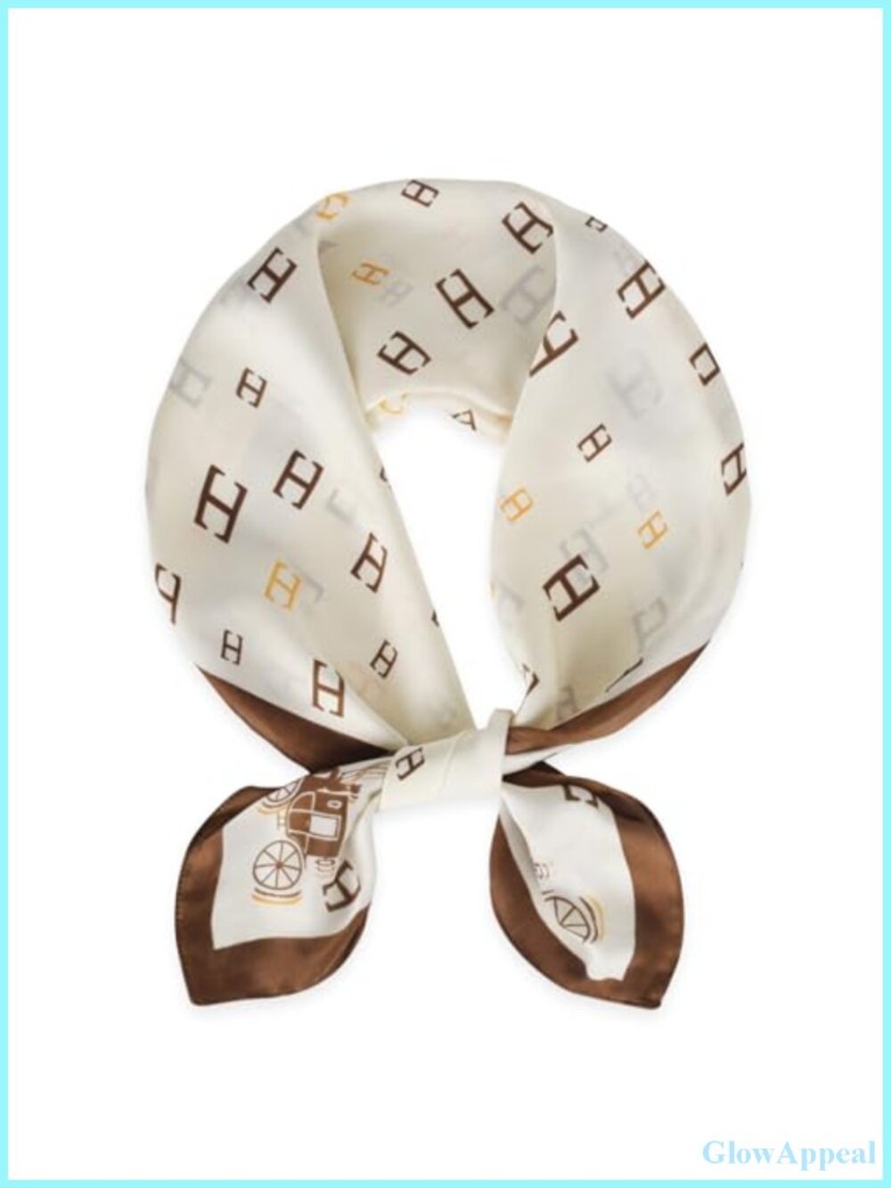 Silky Satin Headscarf for Women Large Square Scarf Hair Wrap Neckerchief